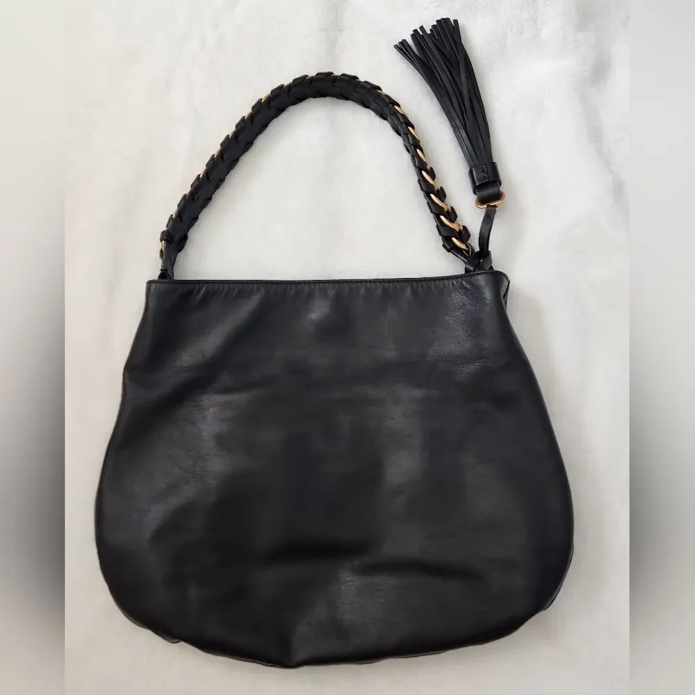 Tory Burch Brooke Hobo Bag with Braided Handle